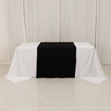 Wide Premium Polyester 36"x72" Table Runner Black - Sublimation Printable Banner