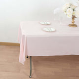 Blush Plastic Tablecloth Roll in A Cut-to-Size Box with Slide Cutter, Cuts Up to 36 Rectangle 8 Feet