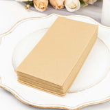 20 Pack | Natural Soft Linen-Feel Airlaid Paper Dinner Napkins