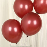 50 Pack Matte Pastel Burgundy Biodegradable Balloons 12inch, Round Eco-friendly