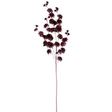 2 Branches | 42inch Tall Burgundy Artificial Silk Carnation Flower Stems