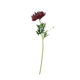 3 Stems | Burgundy 27inch Artificial Silk Chrysanthemum Bouquet Flowers