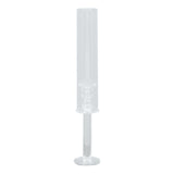 2 Pack | 18inch Tall Clear Crystal Glass Hurricane Taper Candle Holders