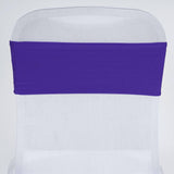 5pc x Chair Sash Spandex - Purple