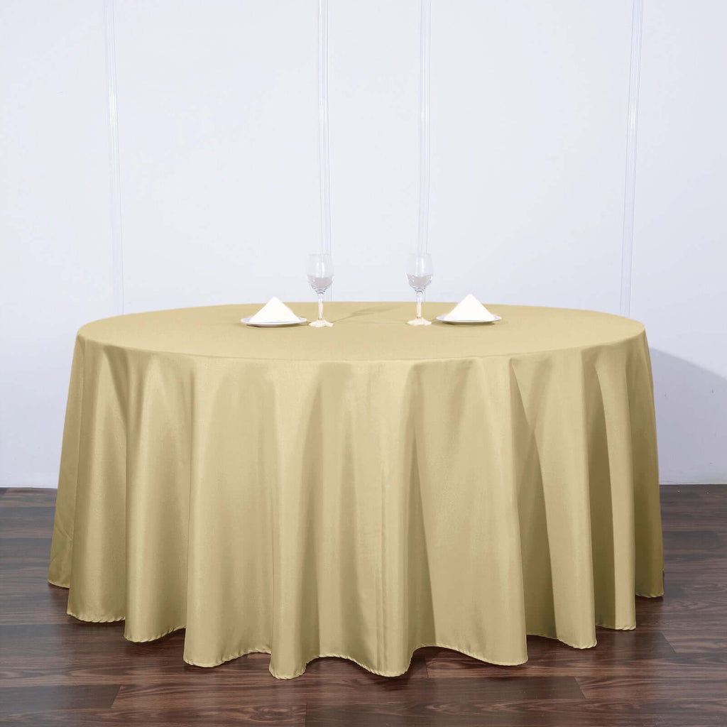Polyester Round Tablecloth 120