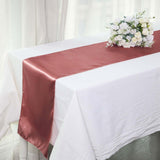 12inch x 108inch Cinnamon Rose Seamless Satin Table Runner