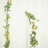 Set of 2 | Gold Metal Curved Top Balloon Flower Backdrop Stands, Wedding Arch Frames - 6ft, 8ft