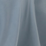 108" Dusty Blue Premium Polyester Round Tablecloth - 220GSM#whtbkgd