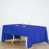 60"x126" Royal Blue Polyester Rectangular Tablecloth