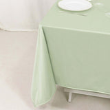 70" Sage Green Premium Scuba Wrinkle Free Square Tablecloth, Scuba Polyester Tablecloth