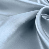 10 Yards x 54inch Dusty Blue Satin Fabric Bolt