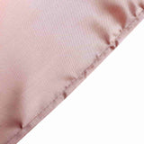 108" Dusty Rose Satin Round Tablecloth