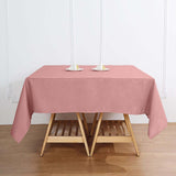 Dusty Rose Polyester Square Tablecloth 70"x70"