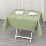 54"x54" Dusty Sage Green Premium Polyester Square Tablecloth - 220GSM