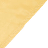 60"x102" Champagne Lamour Satin Rectangle Tablecloth