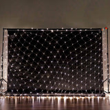 20ftx10ft Clear 600 LED Fish Net Lights, Fairy String Lights With 8 Modes