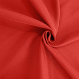 90x132inch Red 200 GSM Seamless Premium Polyester Rectangular Tablecloth