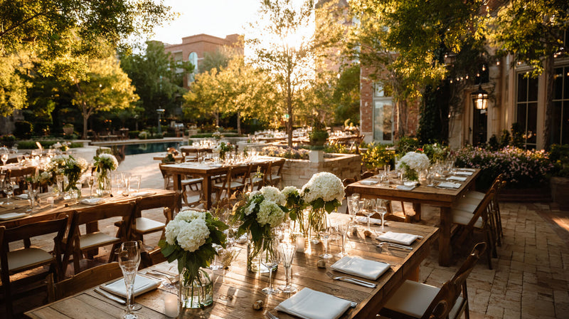 Elegant Floral Centerpieces Summer Wedding Table Decor