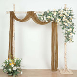 20ft Taupe Gauze Cheesecloth Fabric Wedding Arch Decorations