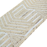 12x108inch Champagne Diamond Glitz Sequin Table Runner