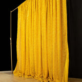 20ftx10ft Gold Metallic Shimmer Tinsel Event Background Drapery Panel, Photo Backdrop Curtain