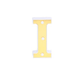 6 Gold 3D Marquee Letters | Warm White 3 LED Light Up Letters | I