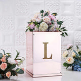 6 inch Gold Decorative Rhinestone Alphabet Letter Stickers DIY Crafts - L