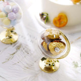 12 Pack | Gold Mini Globe Party Favor Gift Boxes Treat Candy Container - 4.5Inch