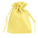 Yellow drawstring pouch bag for gifts and storage #whtbkgd