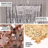 20ftx10ft Gold Big Payette Sequin Event Background Drapery Panel