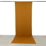 Gold 4-Way Stretch Spandex Photography Backdrop Curtain with Rod Pockets, Drapery Panel