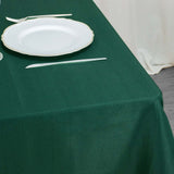 54"x54" Hunter Emerald Green Premium Polyester Square Table Overlay - 220GSM