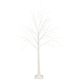 6ft Warm White Lighted Birch Tree 350 LED Fairy Lights with Remote Timer