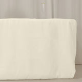 Ivory Fitted Premium Polyester Rectangle Tablecloth 8ft Table Cover