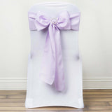 5 PCS | 6x108inch Lavender Polyester Chair Sash