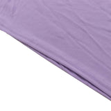 Set of 4 Matte Lavender Lilac Spandex Half Moon Chiara Backdrop Stand Covers