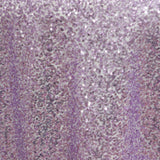 72x72inch Lavender Lilac Sequin Sparkly Square Table Overlay#whtbkgd