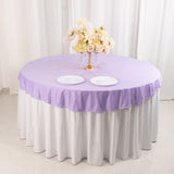 Premium Scuba Round 70" Tablecloth Lavender - Wrinkle Free & Stain Resistant Table Cover