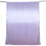 8ftx10ft Lavender Lilac Satin Formal Event Backdrop Drape, Window Curtain Panel