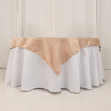 Nude Seamless Lamour Satin Square Table Overlay- 54inch