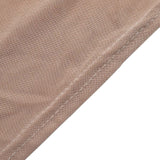 Nude Spandex Stretch Fitted Banquet Slip On Chair Cover - 160 GSM