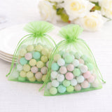 Colorful pastel candy-filled bags for party favors