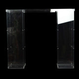 Acrylic Table Top Bridge Connector Rectangular Plate 46"x12" Clear - Durable Design for Pedestal Stands