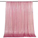 8ftx8ft Pink Sequin Event Background Drape, Photo Backdrop Curtain Panel