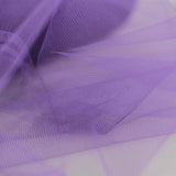 12inches x 100 Yards Purple Tulle Fabric Bolt, Sheer Fabric Spool Roll For Crafts