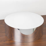 Acrylic Cake Stand Display Box Silver 14inch Round - Versatile Pedestal Riser for Events