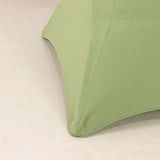 Sage Green Highboy Spandex Cocktail Table Cover, Fitted Stretch Tablecloth