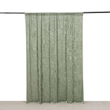 Sage Green Premium Smooth Velvet Event Curtain Drapes, Privacy Backdrop Event Panel with Rod Pocket