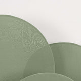 Set of 3 Matte Dusty Sage Green Spandex Fitted Chiara Backdrop Stand Cover