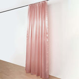 8ftx10ft Dusty Rose Satin Formal Event Backdrop Drape, Window Curtain Panel